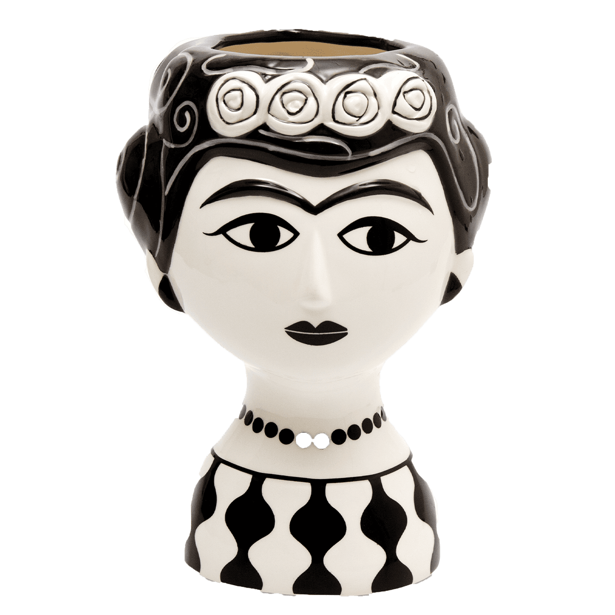 Kitsch Küche Vase Marisol Z/W.