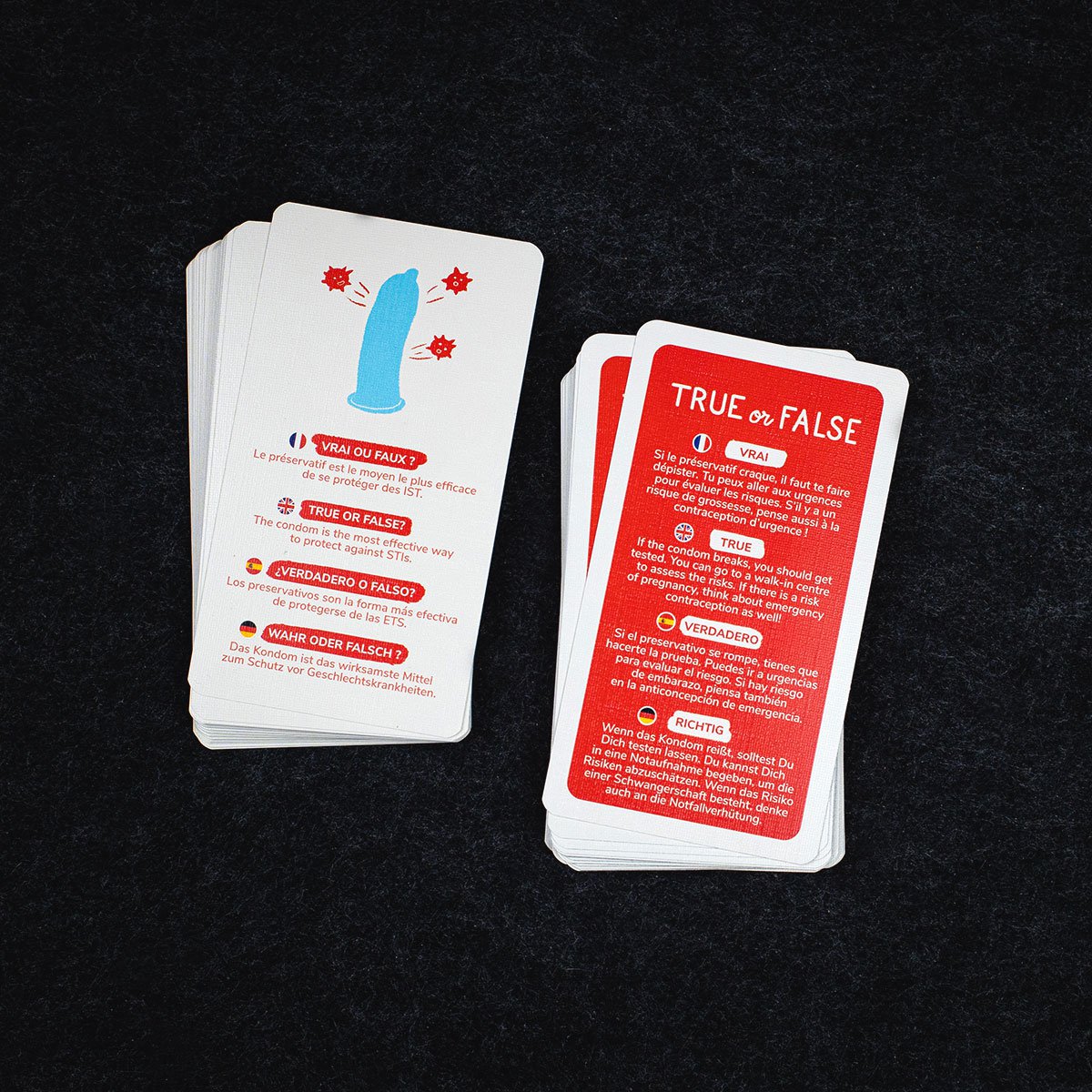True or False - The game to be better informed about sexually transmitted diseases