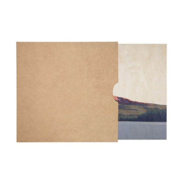Póster Canoa vintage de madera de 45T/7 pulgadas