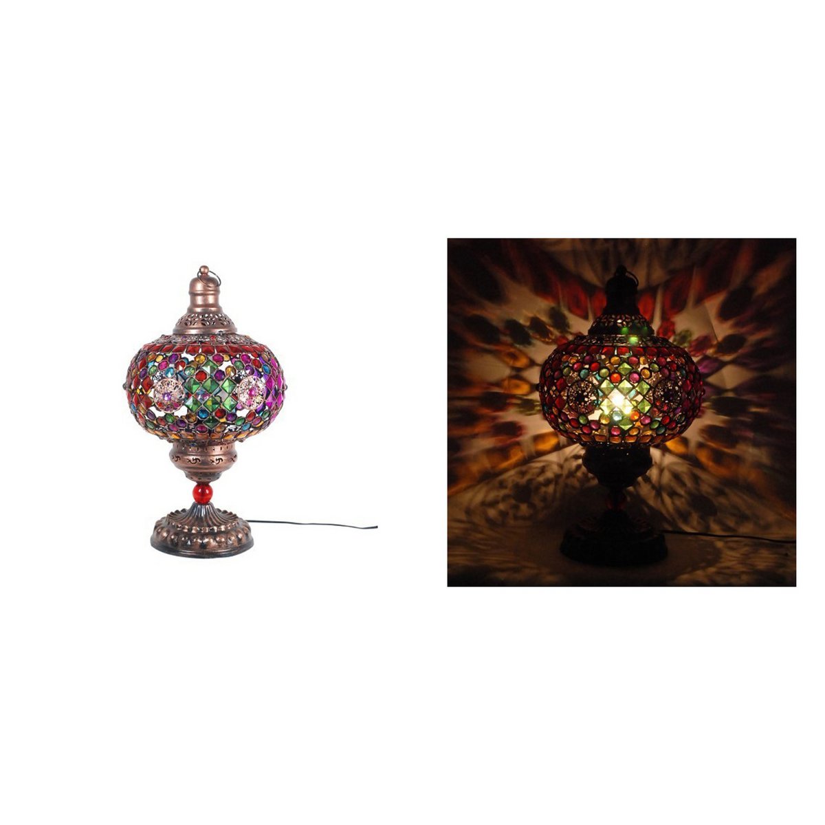 Lampe de table ovale