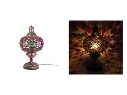Ovalformet bordlampe