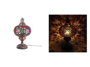Ovale Tischlampe