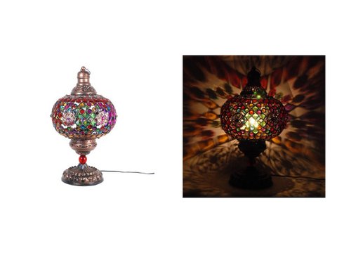 Oval-Shaped Table Lamp