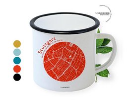 Stuttgart Retro-Tasse Emaille