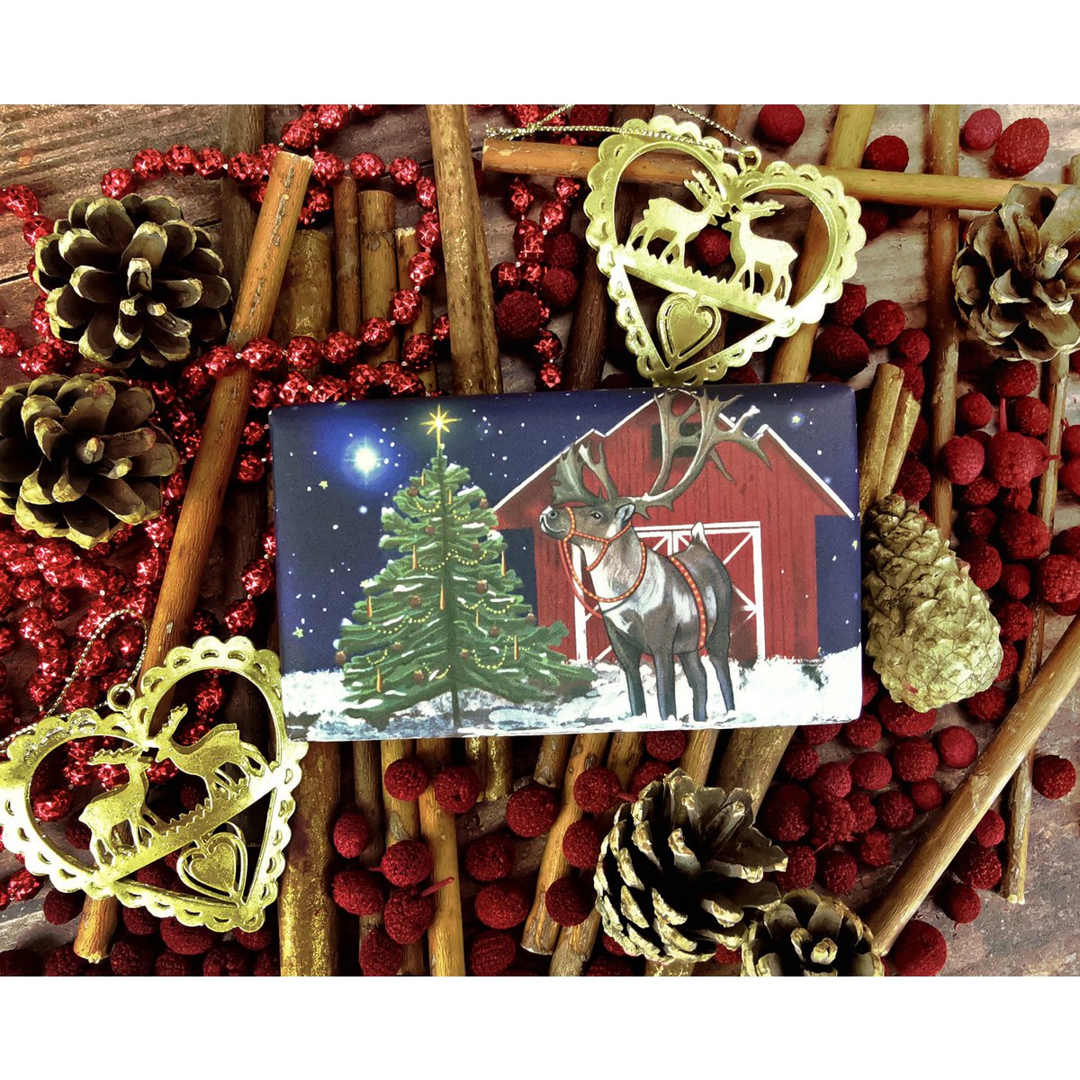 ENGLISH SOAP C° 190g zeep Reindeer - Fir Tree