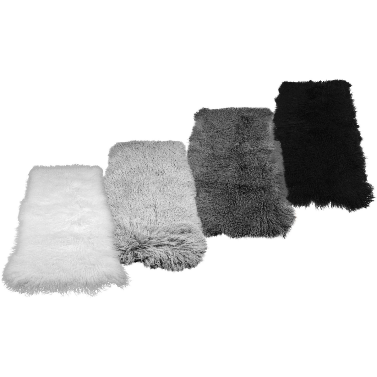 Tibetan sheepskin plate - 120x60 cm | 4 variants