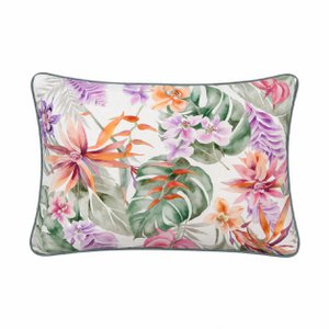 Decoratieve kussensloop met tropisch Paradijsvogel strelitzia motief – 40x60 cm
