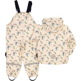Completo antipioggia Pippi Calzelunghe Beige