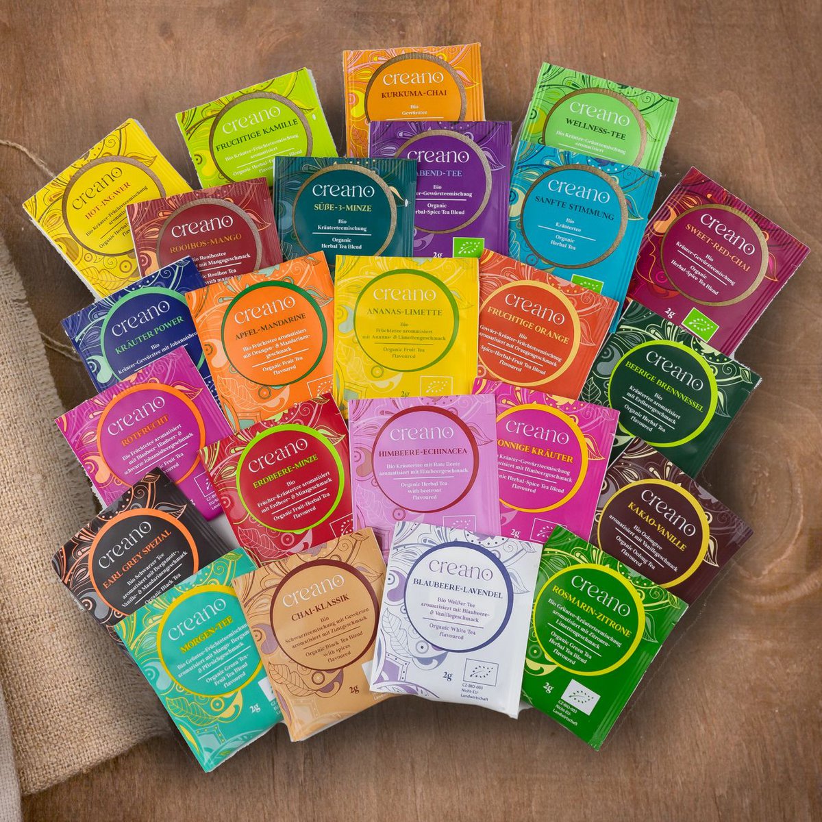 Creano Bio-Tee Adventskalender 24 Teebeutel
