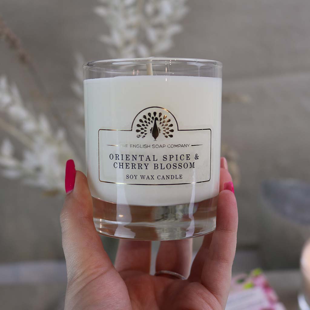 ENGLISH SOAP C° 170g Candle - Oriental Spice&Cherry Blossom