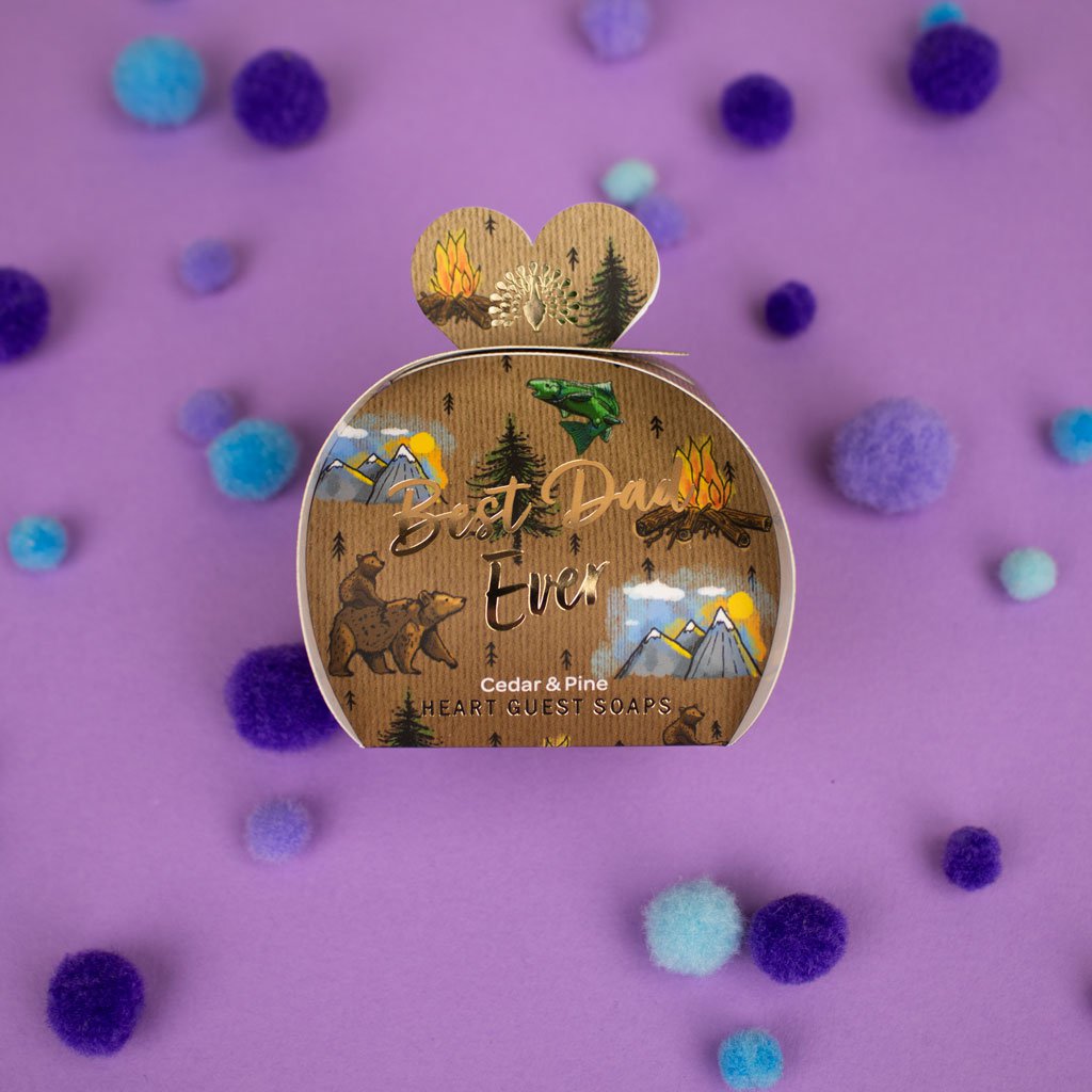 ENGLISH SOAP C° 3x20g - Best Dad Ever - Cedar & Pine