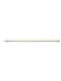 A long, cylindrical LED ceiling light fixture with a warm, 2700K color temperature and a power output of 12 watts. The fixture has a minimalist, modern design and is suitable for use in a variety of indoor spaces.