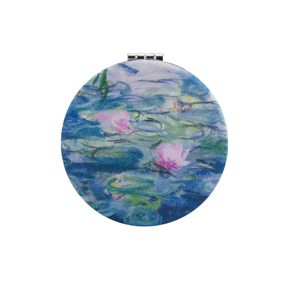 Klappbarer Taschenspiegel, Claude Monet, Seerosen