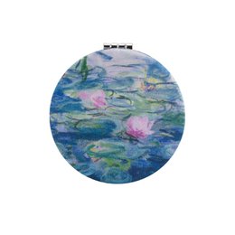 Klappbarer Taschenspiegel, Claude Monet, Seerosen