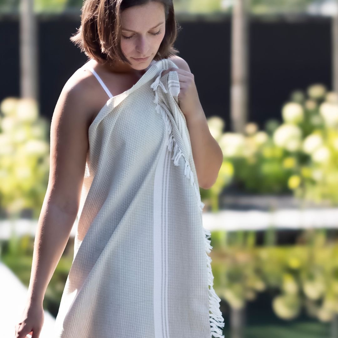 Hammam handdoek Medium Olive