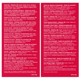 ETS - Tee Adventskalender 2026 "Elfen-Dorf" rot, 24 verschiedene BIO Tees