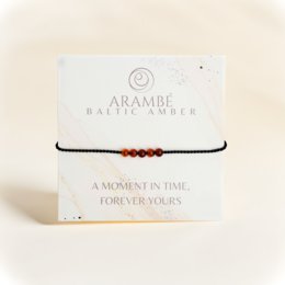 Cognac ember fem armbånd