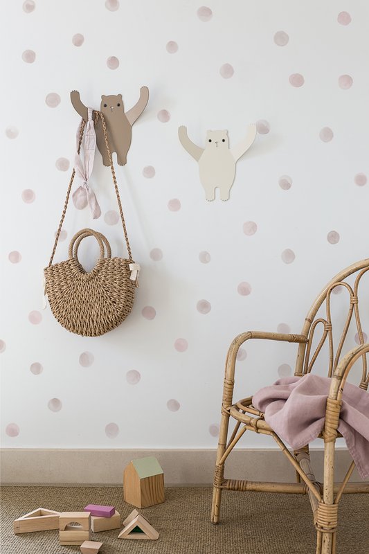 Akvarel prikker wallsticker