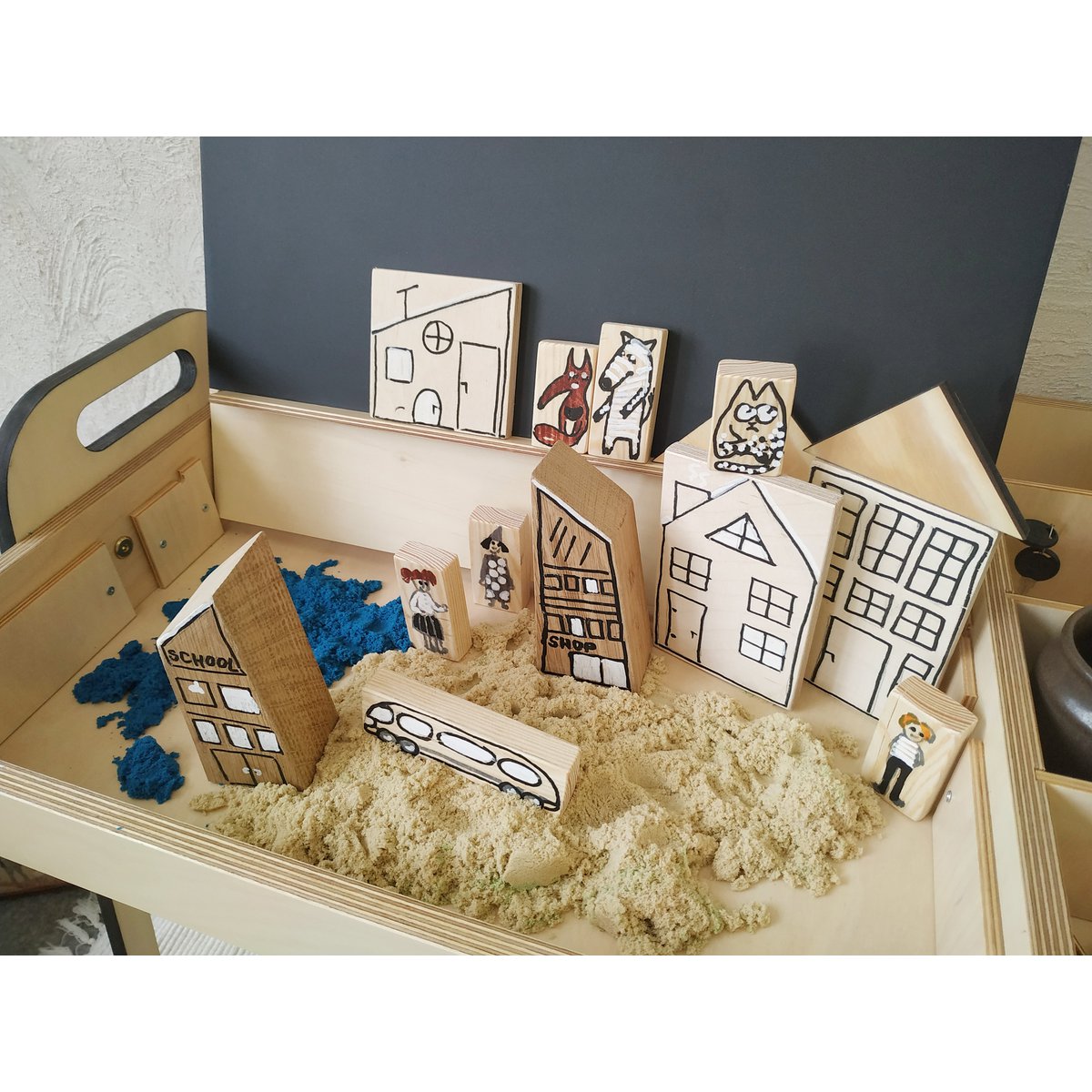 Tavolo d'arte per bambini regolabile Julle
