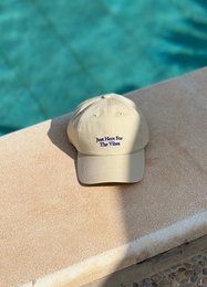 Just Here For The Vibes Cap