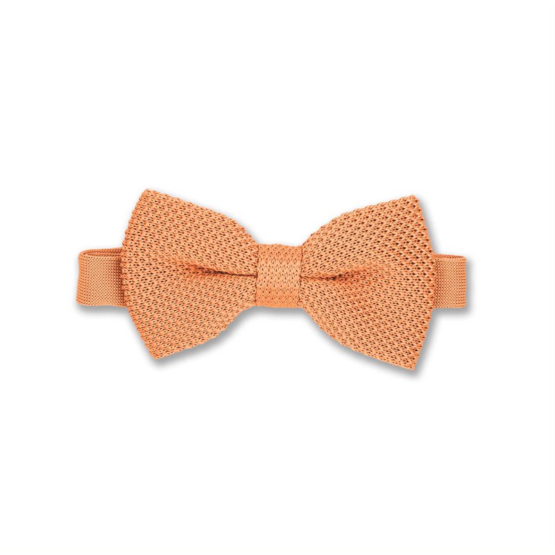 Coral fusion knitted bow tie