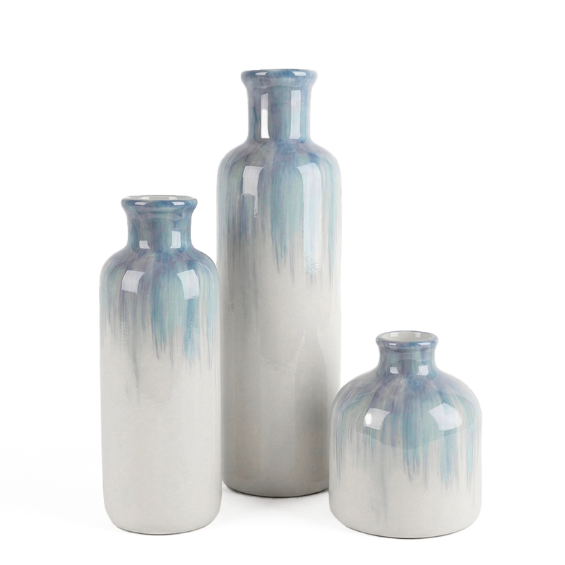 Vase Set Of 3 - Ceramic Vase - Vase Lavender