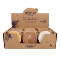Melodiez bird sounds house with sensor - display box - incl. Batteries and 4 natural bird, ocean and jungle sounds - birdhouse with sound - Bird sounds house for the toilet for toilet