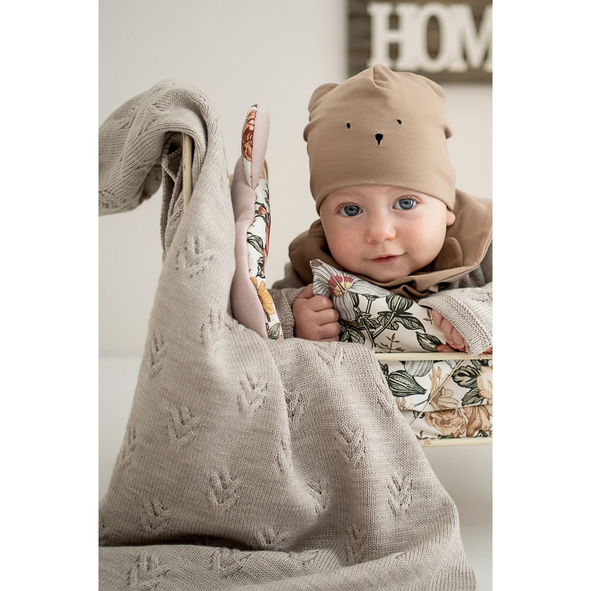 DIEGO babytæppe - 100% merinould - beige