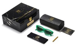 Walton & Mortimer nr. 21 “Enkeproducenten” Poison Green Limited Edition solbriller