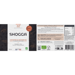 Organic and French premium ginger drink (X36 bottles) - FULL SHOGGA IMPLEMENTATION KIT