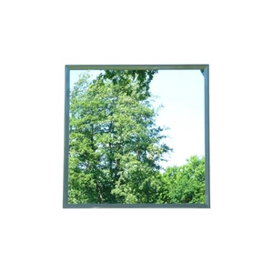 Quadratischer Spiegel – 80 x 80 cm – grauer Rahmen