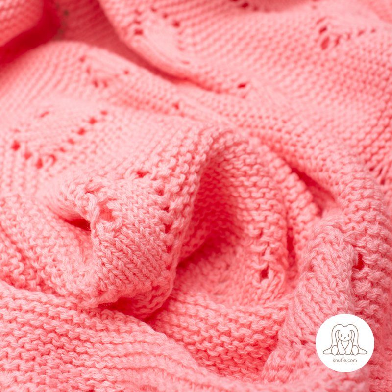 Manta de bebé | AMOR de punto | Rosa