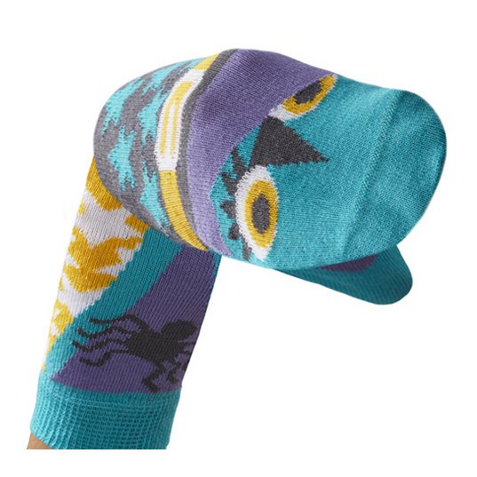 Chaussette enfant marionnette chaussette sorcière
