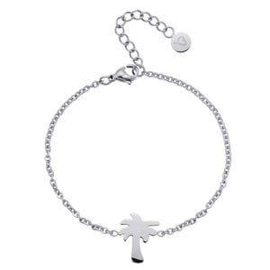 Find Me Under The Palms Anklet Silver