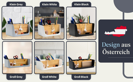 Organizador Schreibtisch ECO | Tisch- Büro- Kosmetik- Organizador | Handy & Tablet Halterung
