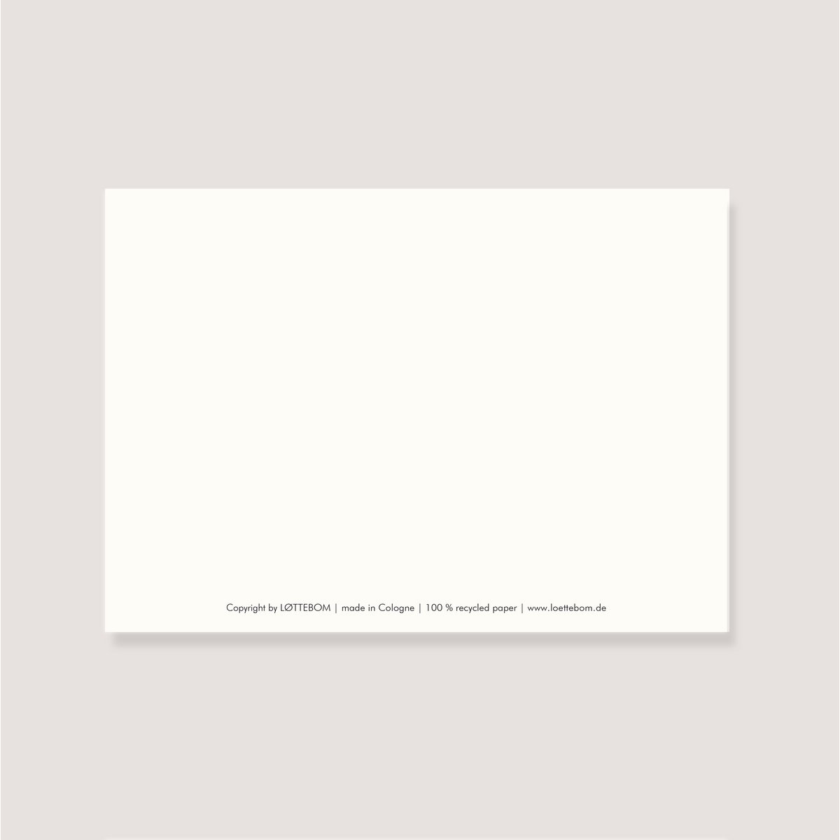 Postkarte -  "Käfer mit Geschenken"