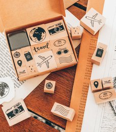 Wooden Stamp Set