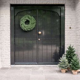 Kerstkrans Cipres Ø60 cm