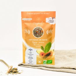 Mate-Papaya, Ananas, Ringelblumenblüten aus biologischem Anbau – Bereit zum Verkauf oder in großen Mengen