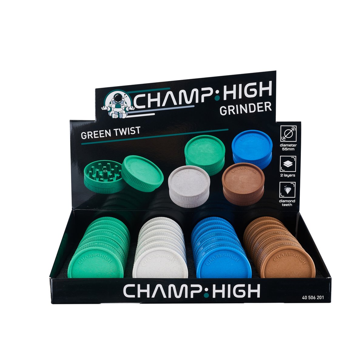 55mm plastic grinders