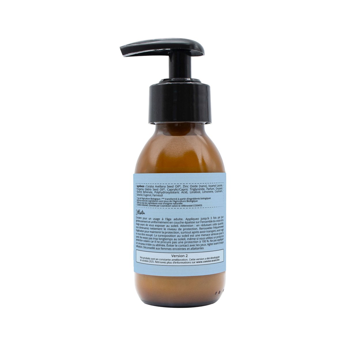Mineraal vloeibaar zonnescherm SPF50 - Versie 2