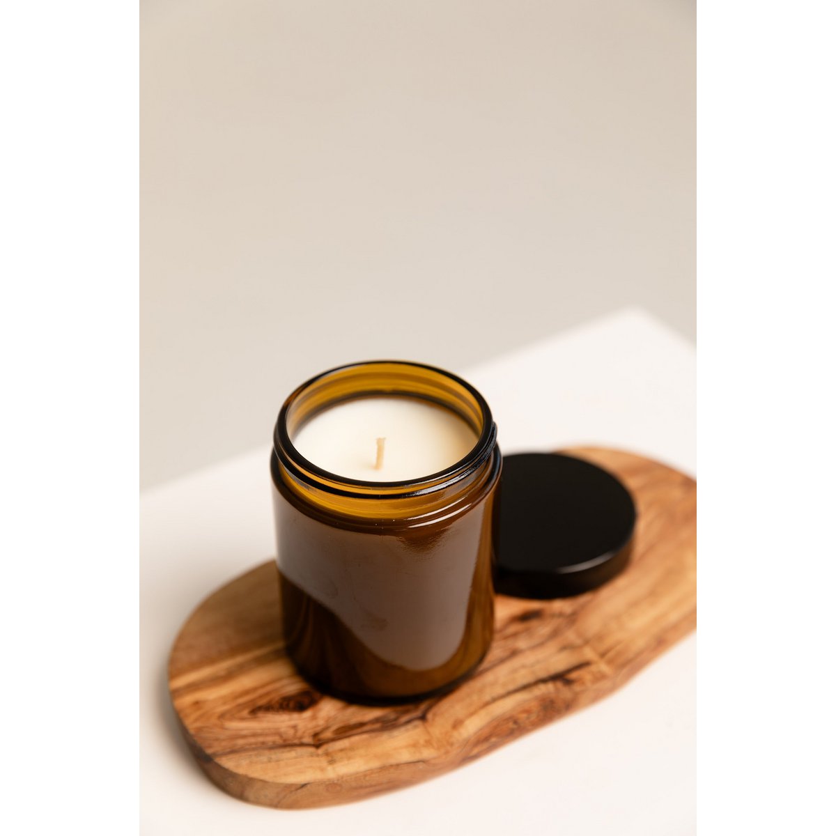 VANILLA Vibe candle - brown glass