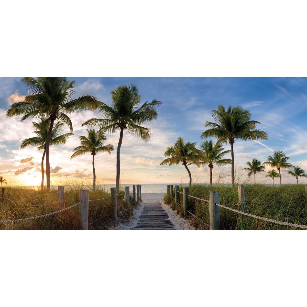 Wandfoto CARIBBEAN 50x100 cm canvas foto op spieraam decoratie modern