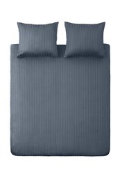 100% Bomuld Satin Dynebetræk Napoli - Mørkeblå