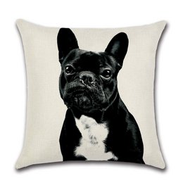 Cushion Cover Dog - French Bulldog
