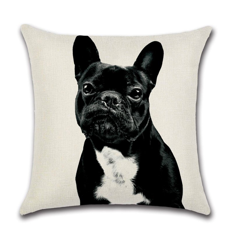 Cushion Cover Dog - French Bulldog
