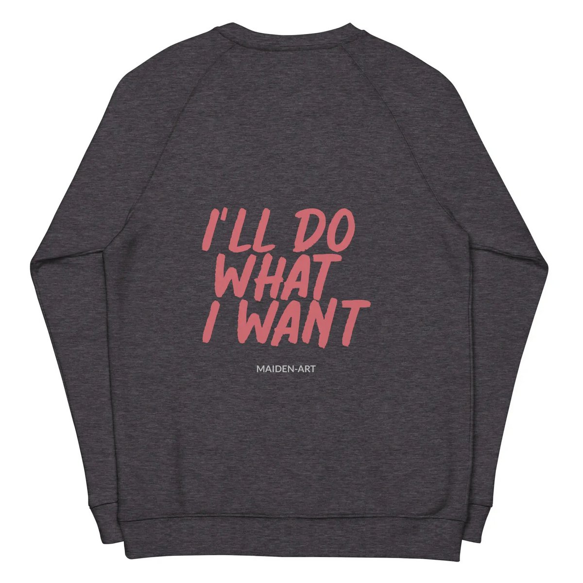 Rebel Girl Unisex Bio-Raglan-Sweatshirt Bio-Kleidung mit STICKEREI