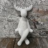 Pors eland aardewerk wit 5x9cm (36396)