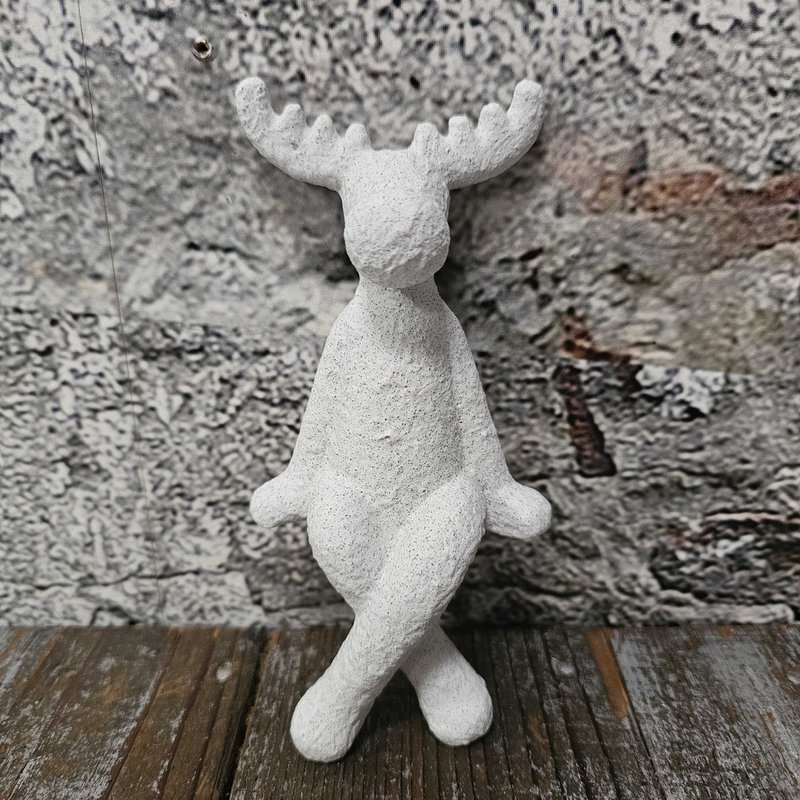 Pors eland aardewerk wit 5x9cm (36396)