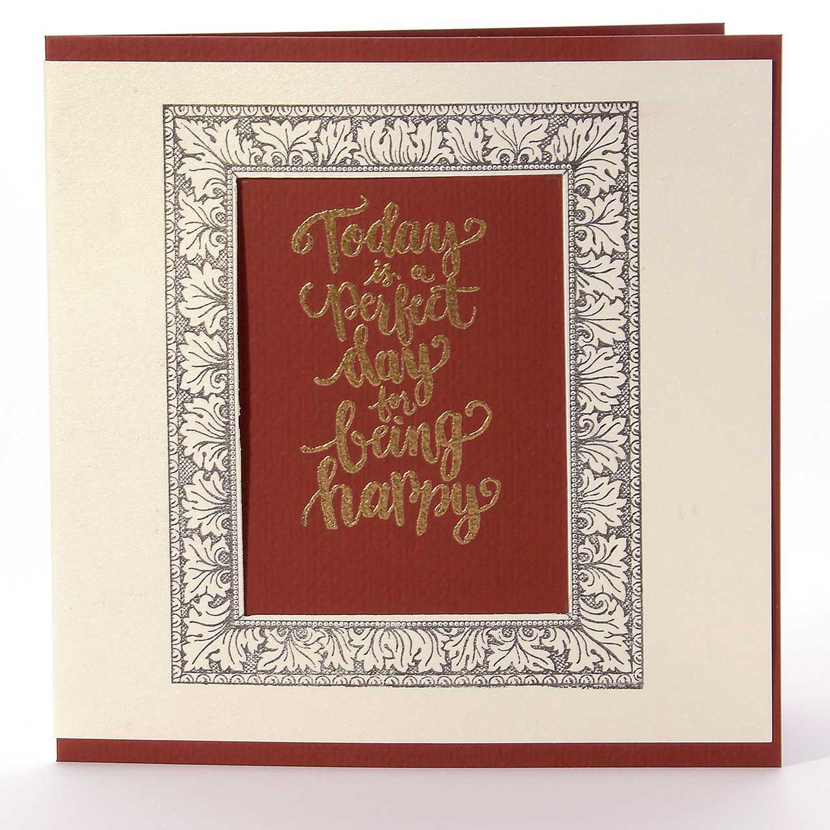 Stempel: Today is a perfect day for being happy